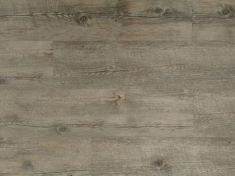 Podlaha LVT Svetlosivá hnedá zrnitosť dreva 7,25 × 48